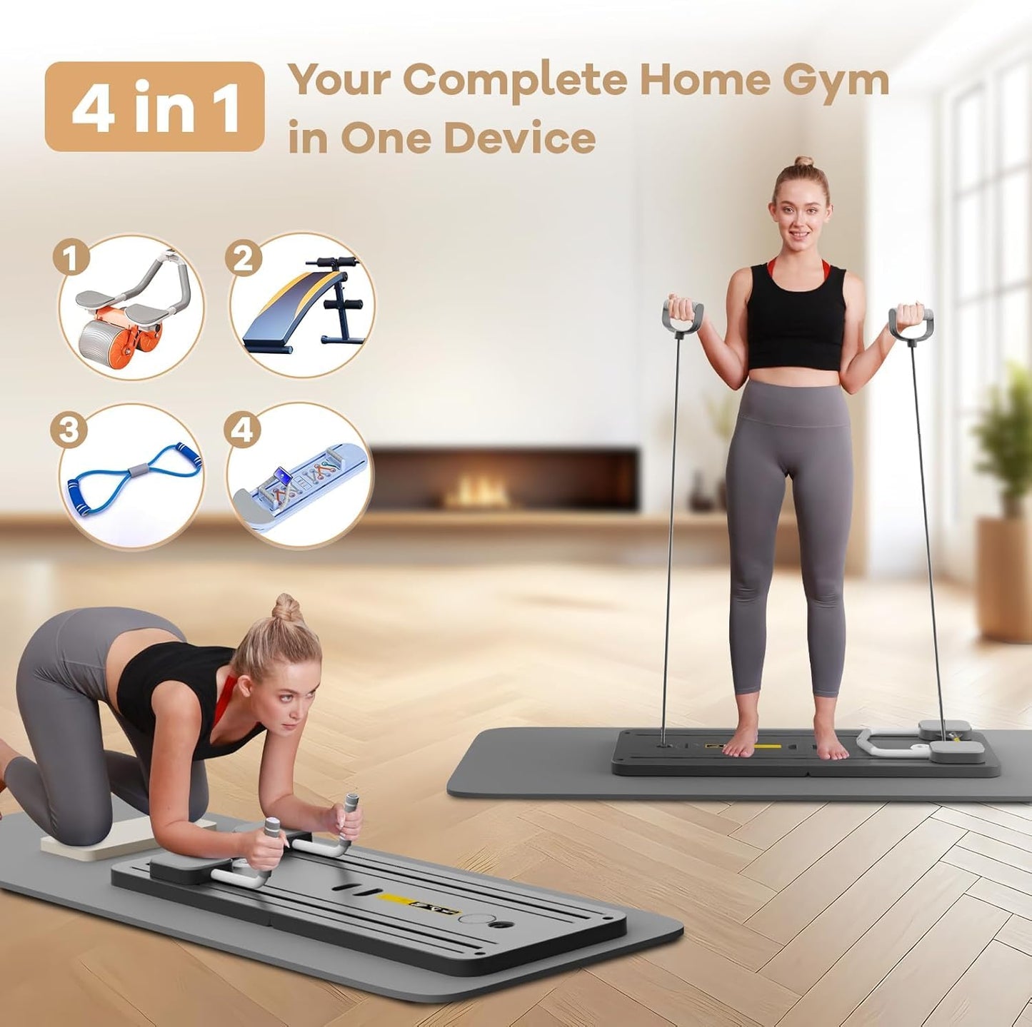 AttitudeAthletics™ Pilates Reformer